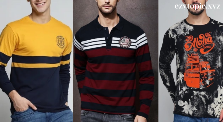 Stylish long-sleeve T-shirts