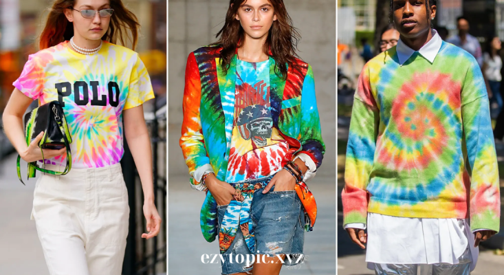 Stylish tie-dye T-shirts