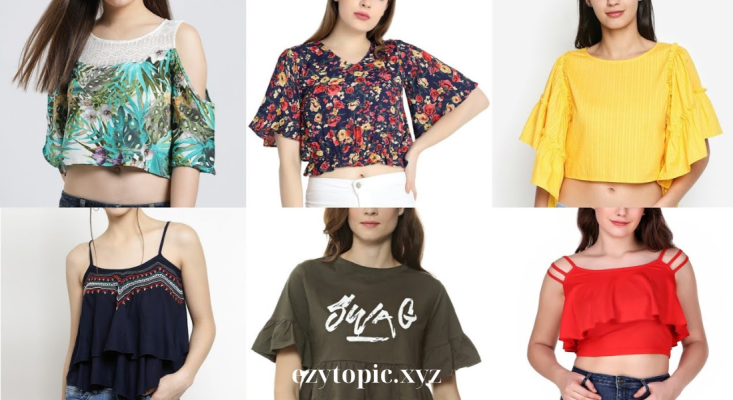 Stylish crop tops for women